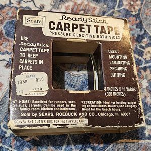 Vintage Sears Ready Stick Carpet Tape  (pre-barcode era)